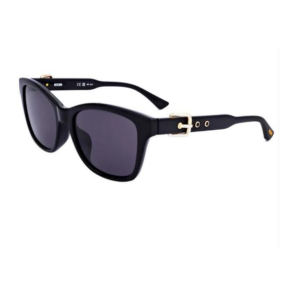 Stylish Moschino Black Sunglasses with Buckle Detail main image 5